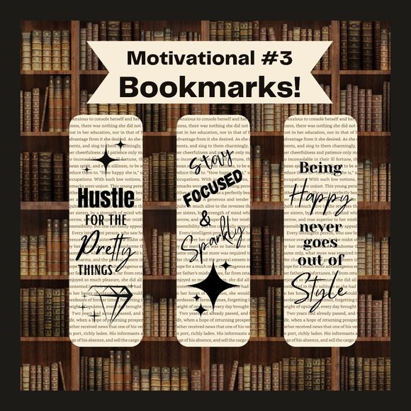 Other - Motivational Bookmark Set, Inspirational Bookmark Set, Bookish